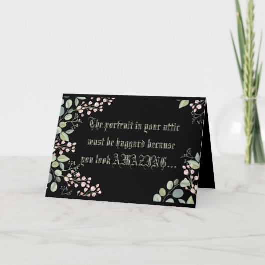 Dorian Grey Birthday Card Kaart (Voorkant)