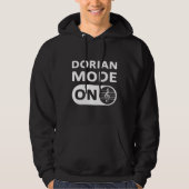 Dorian Music Mode On - Mannen Hoodie (Voorkant)