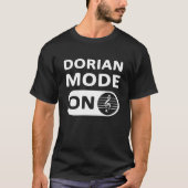 Dorian Music Mode On - Mannen T-shirt (Voorkant)