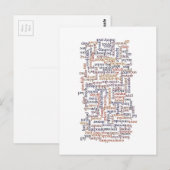 Doric Word-kaart Briefkaart (Voorkant / Achterkant)