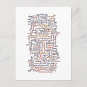 Doric Word-kaart Briefkaart (Voorkant)