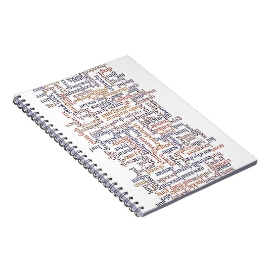 Doric Word-kaart Notitieboek (Rechterzijde)