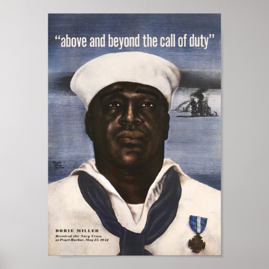 Dorie Miller - boven en voorbij de vraag Poster (Voorkant)