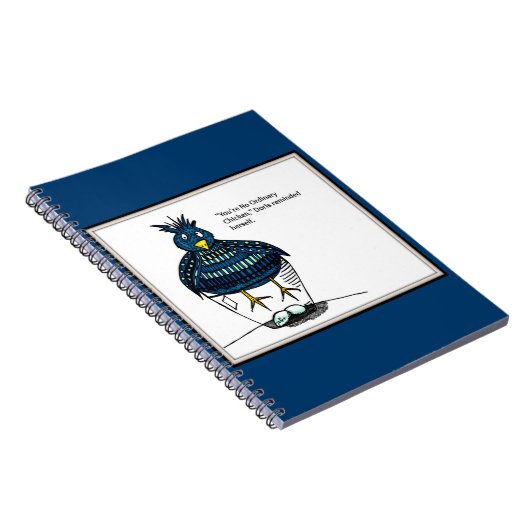 Doris de buitengewone Chicken Notebook Notitieboek (Rechterzijde)