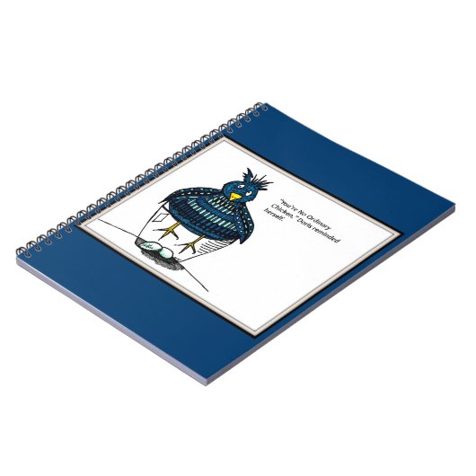 Doris de buitengewone Chicken Notebook Notitieboek (Linkerzijde)