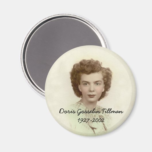 Doris Gosselin Tillman Magneet (Voorkant / Achterkant)