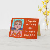 DORIS: Ik hoop het leven geen grote grap… is - Kaart (Gele Bloem)