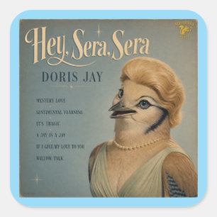 Doris Jay Album: een parodie Vierkante Sticker