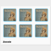 Doris Jay Album: een parodie Vierkante Sticker (Vel)