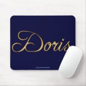 DORIS Naam-merk Gepersonaliseerde Gift Mousepad Muismat (Met muis)