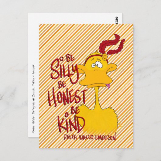 Doris the Duck, briefkaart (Voorkant / Achterkant)