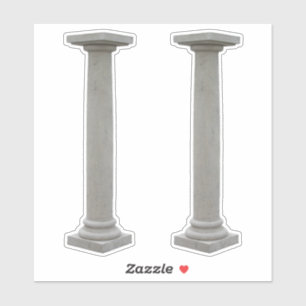 Dorische zuilen Sticker
