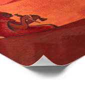 Dorje, de Daring One, 1925, van Nicholas Roerich Poster (Hoek)