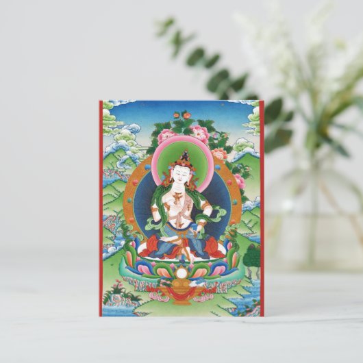 Dorje Sempa "First Enlightend One"-postkaart Briefkaart (Staand voorkant)