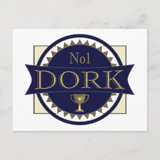 Dork Award - Aangepast Briefkaart (Voorkant)