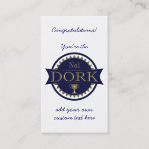 Dork Award - Aangepaste Visitekaartjes