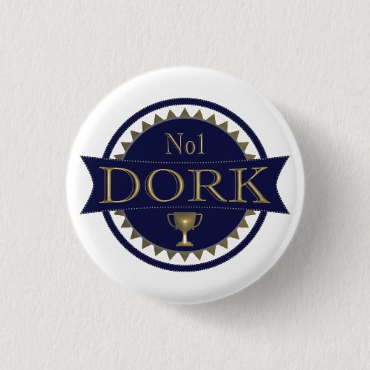 Dork Award Round Badge Ronde Button 3,2 Cm (Voorkant)