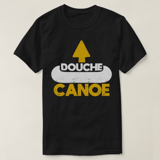 Dork Canoe Self Deprecing Arrow Up Funny T-shirt (Design voorkant)
