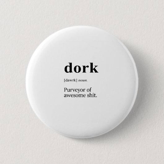 Dork-definitie Ronde Button 5,7 Cm (Voorkant)