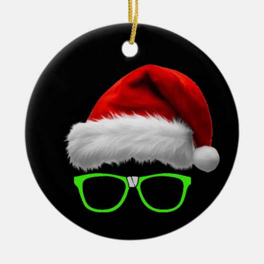 Dork Kerstnacht Keramisch Ornament (Voorkant)