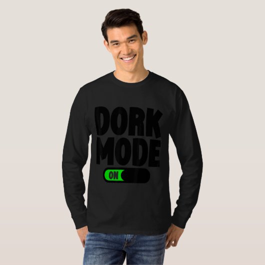 Dork Mode T-shirt (Voorkant volledig)