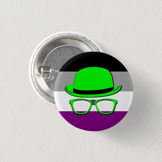 Dork Night Ace Pride Knop Ronde Button 3,2 Cm (Voorkant /achterkant)