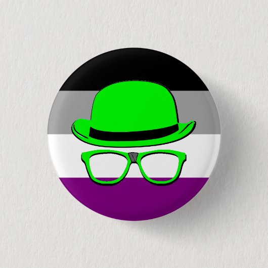 Dork Night Ace Pride Knop Ronde Button 3,2 Cm (Voorkant)
