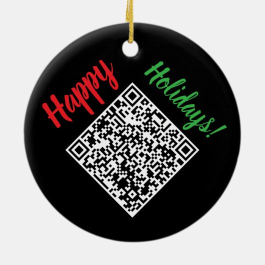 Dork Night Before Christmas Keramisch Ornament (Achterkant)