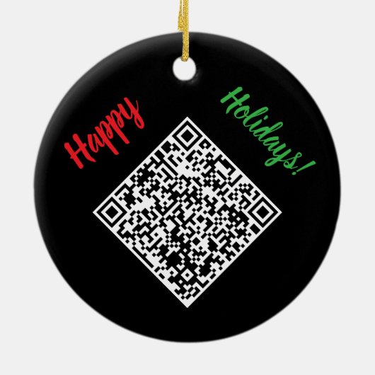 Dork Night Before Christmas Keramisch Ornament (Achterkant)