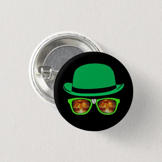 Dork Night Nuke-knop Ronde Button 3,2 Cm (Voorkant /achterkant)