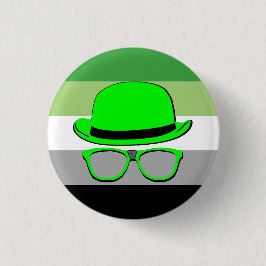 Dork Night Pijl Pride Knop Ronde Button 3,2 Cm