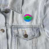 Dork Night Poly Pride Knop Ronde Button 3,2 Cm (In situ)