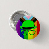 Dork Night Pride Knop Ronde Button 3,2 Cm (Voorkant /achterkant)