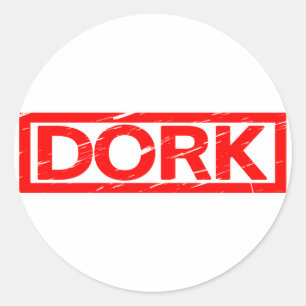 Dork Stamp Ronde Sticker