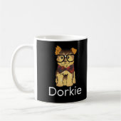 Dorkie Funny Dorky Yorkie Dog Koffiemok (Links)