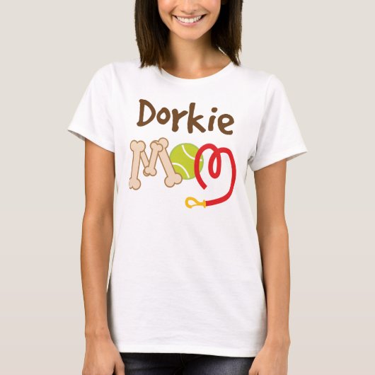 Dorkie Hondenras Ma Gift T-shirt (Voorkant)