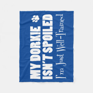 Dorkie is niet geil dat ik gewoon goed getraind be fleece deken