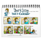 Dorking 2013 Monthly Wall Calendar humor strip kom Kalender (Hoes)