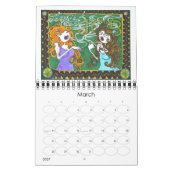 Dorking 2013 Monthly Wall Calendar humor strip kom Kalender (Mar 2027)