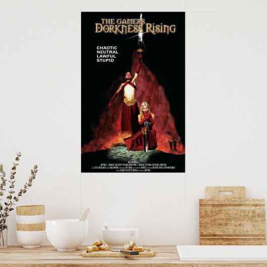 Dorkness Rising Poster (Keuken)