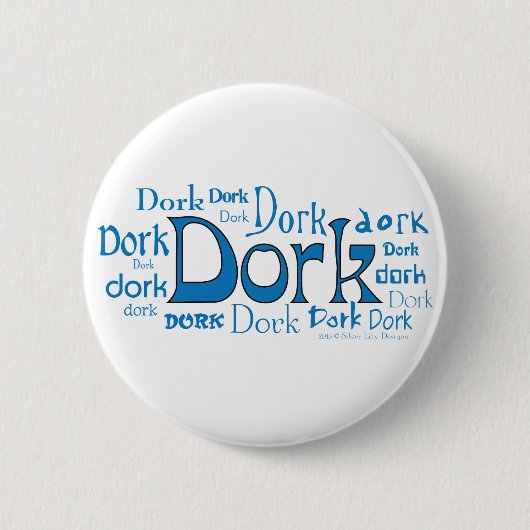 Dorks in alle vormen en grootten ronde button 5,7 cm (Voorkant)