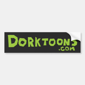 Dorktoons Bumpersticker