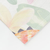 DORKY DINOSAURUSSEN Monogram Kinder Geschenk Jonge Fleece Deken (Hoek)