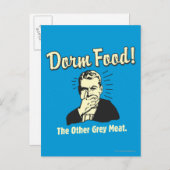 Dorm Food: Other Grey Meat Briefkaart (Voorkant / Achterkant)