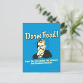 Dorm Food: Survive Microwave Popcorn Briefkaart (Staand voorkant)