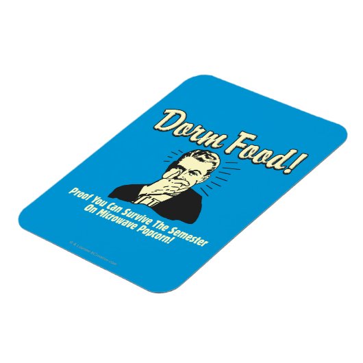 Dorm Food: Survive Microwave Popcorn Magneet (Linkerzijde)