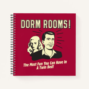 Dorm Room: Meest vun Twin Bed Notitieboek