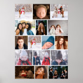 Dorm Room Wall Art Photo Collage Poster (Voorkant)