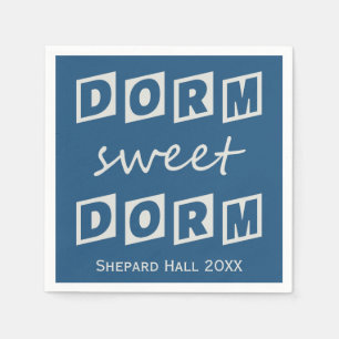 "Dorm Sweet Dorm" aangepast papier voor dormfeeste Servetten