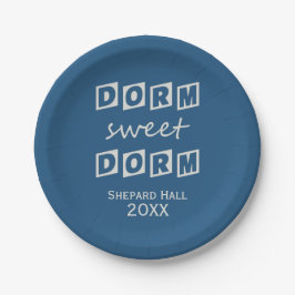 "Dorm Sweet Dorm" aangepaste borden voor dorm part Papieren Bordje